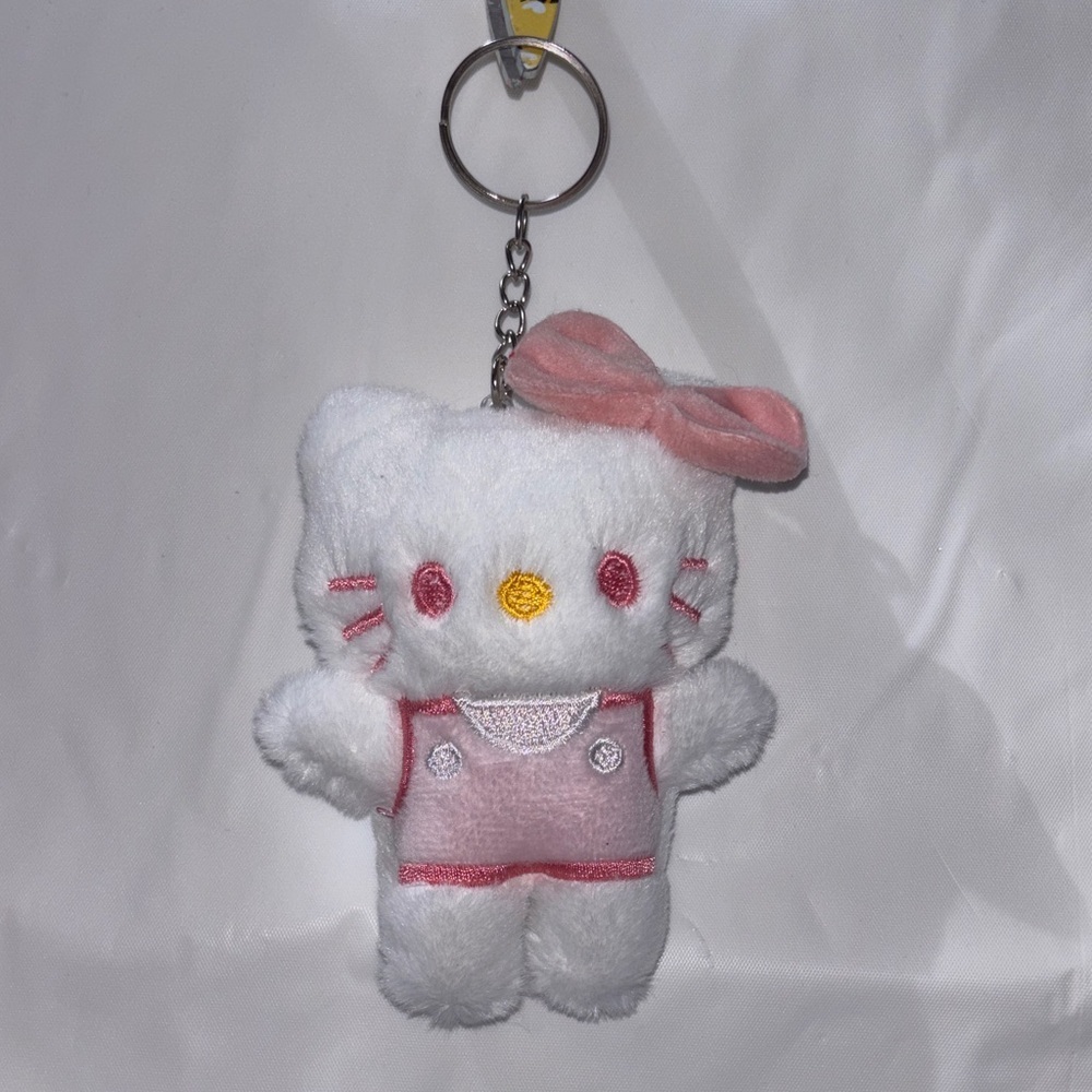 Hello Kitty Plush Keychain-Pink